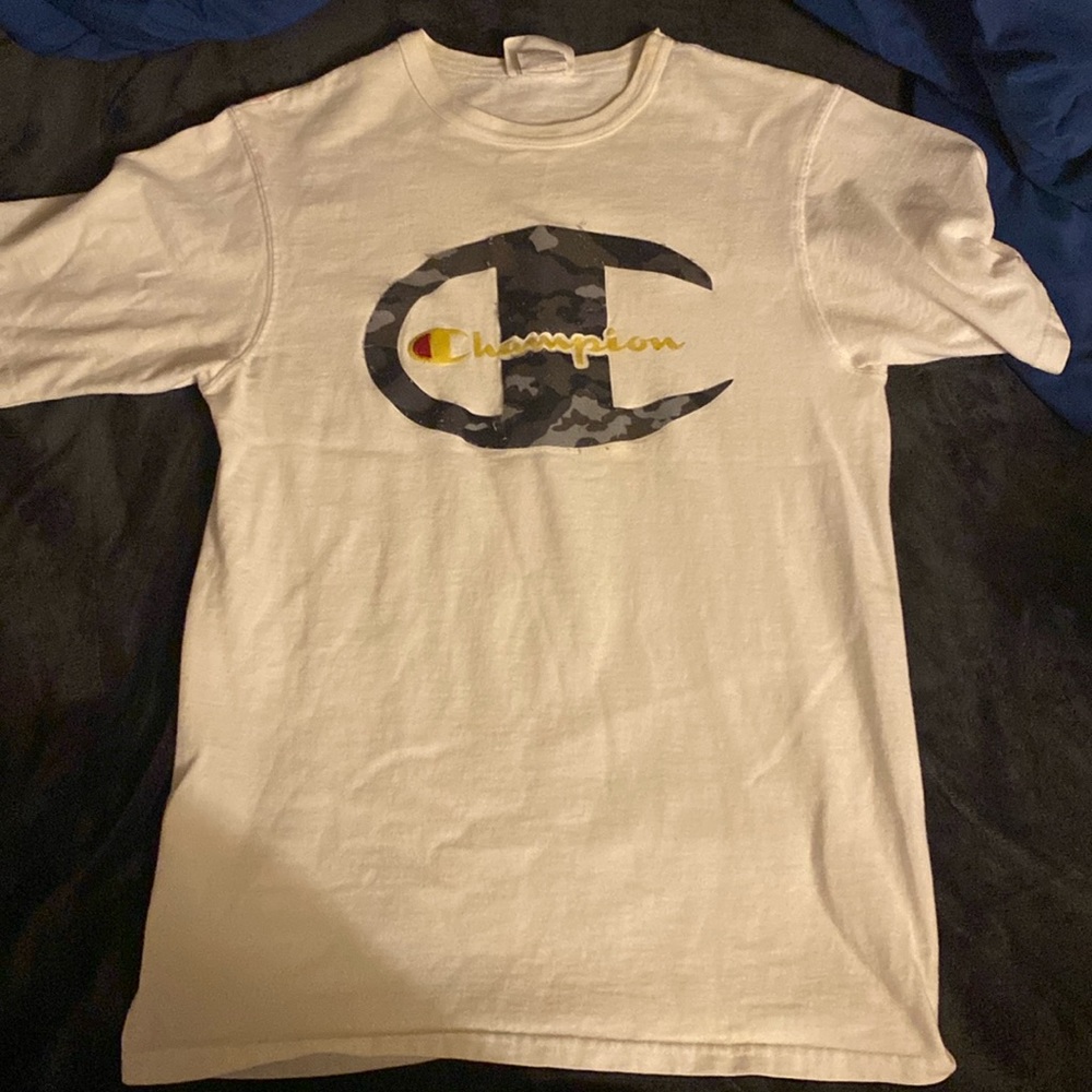 White champion shirt